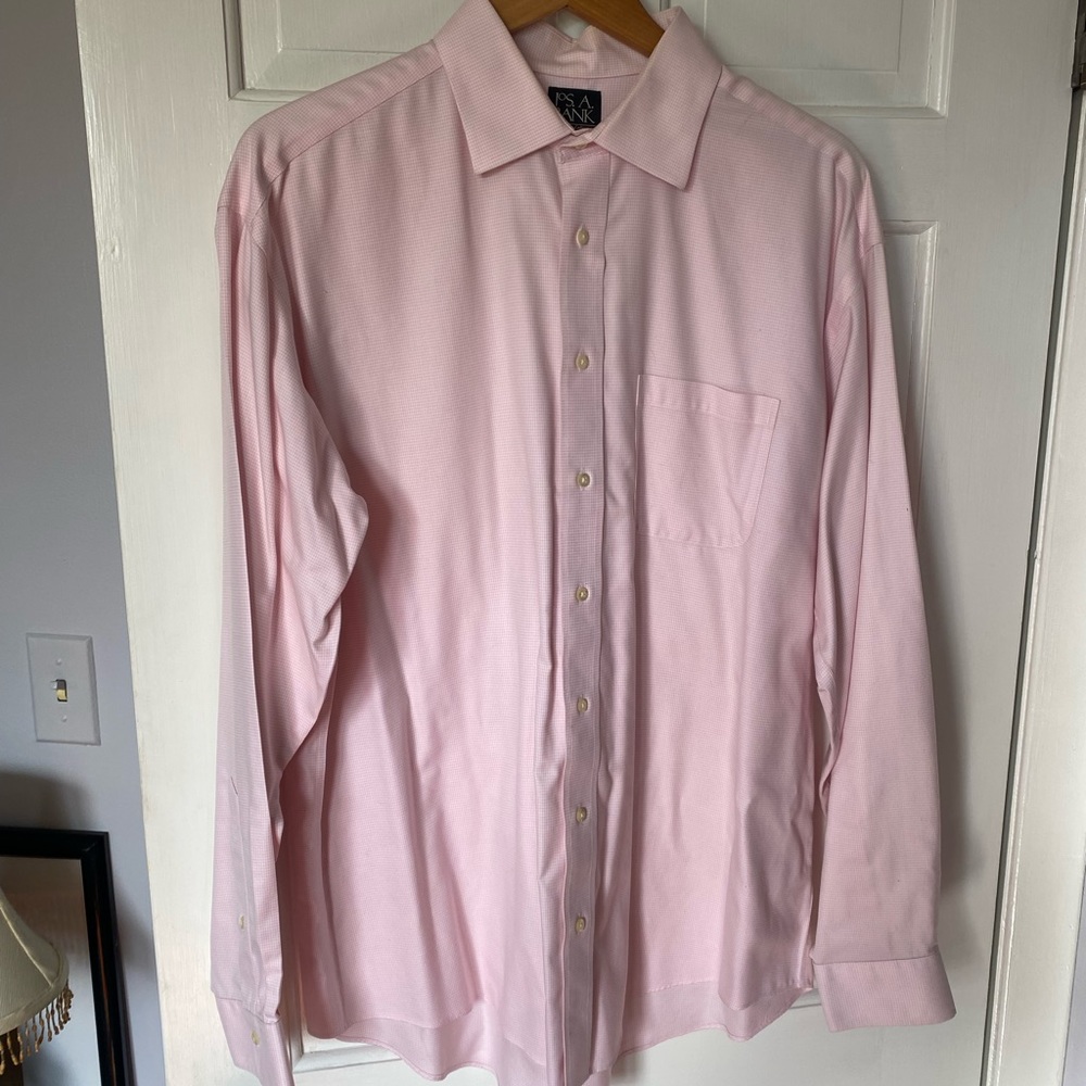 JosA Bank Button Dress Shirt